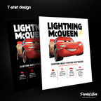 Digital File - McQueen t-shirt design