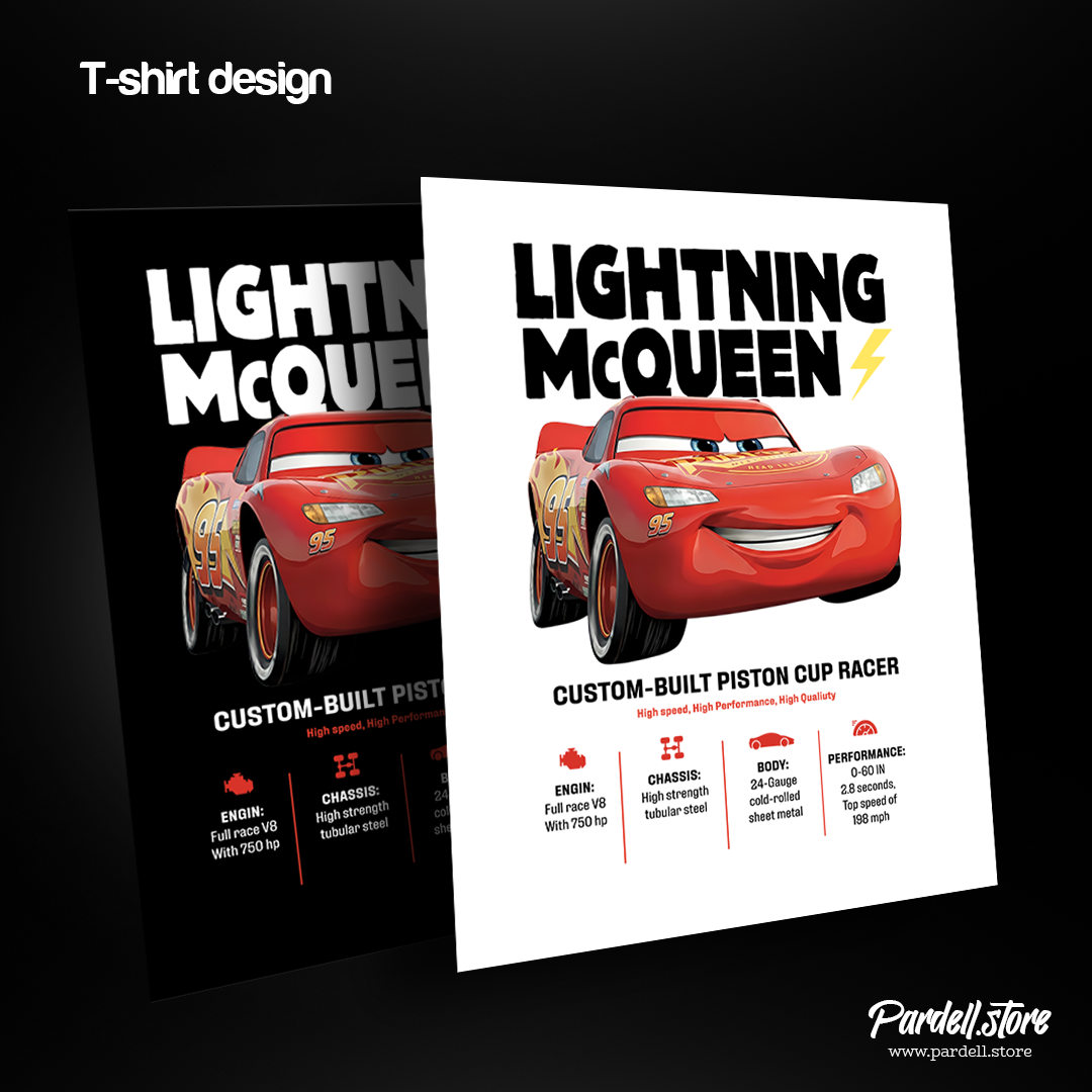 Digital File - McQueen t-shirt design