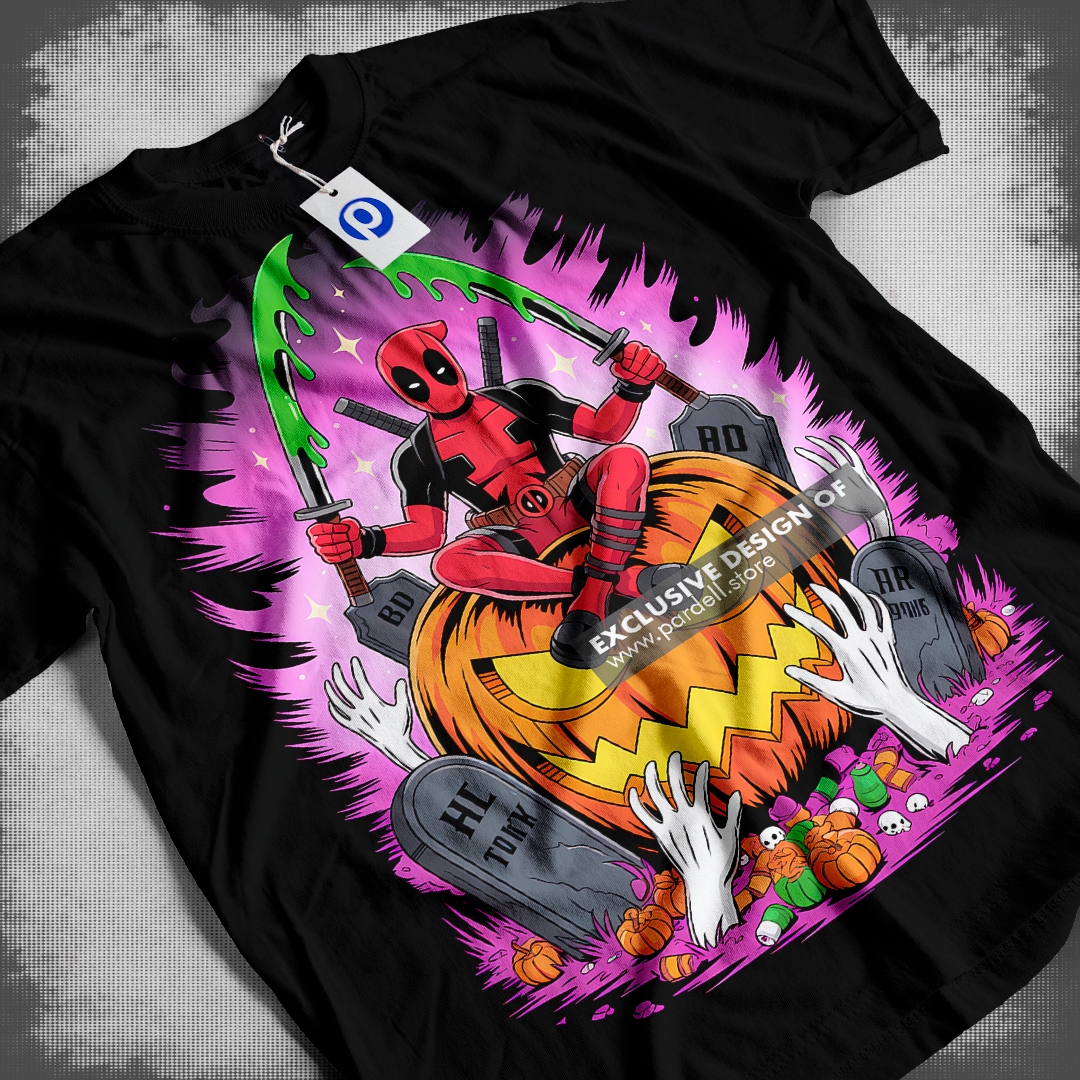 Digital illustration T-shirt design – Japanese pop culture inspired