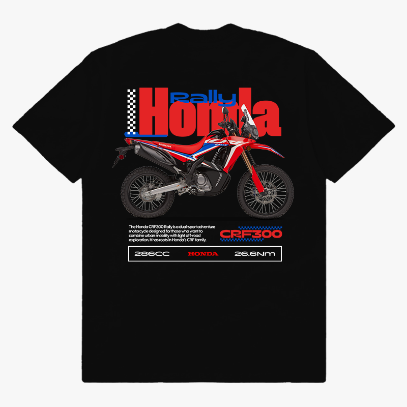 Template design Honda CRF300 t-shirt design