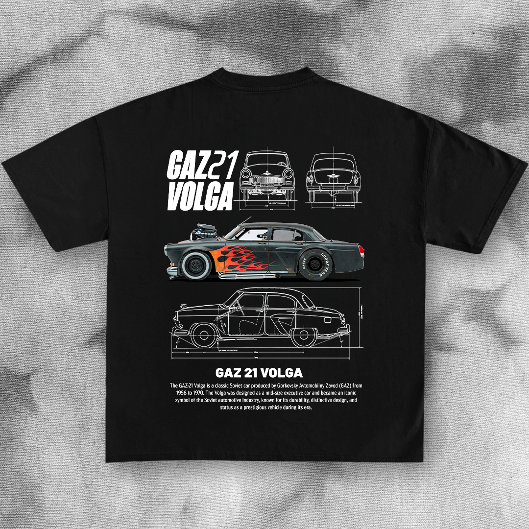 Gaz 21 Volga - t-shirt design