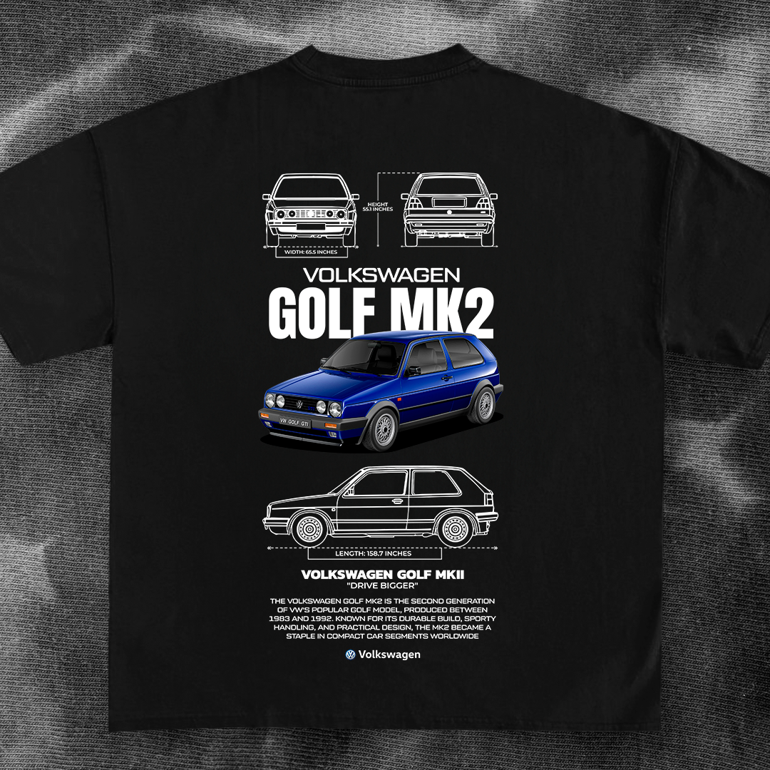 Car t-shirt design - VW MKII