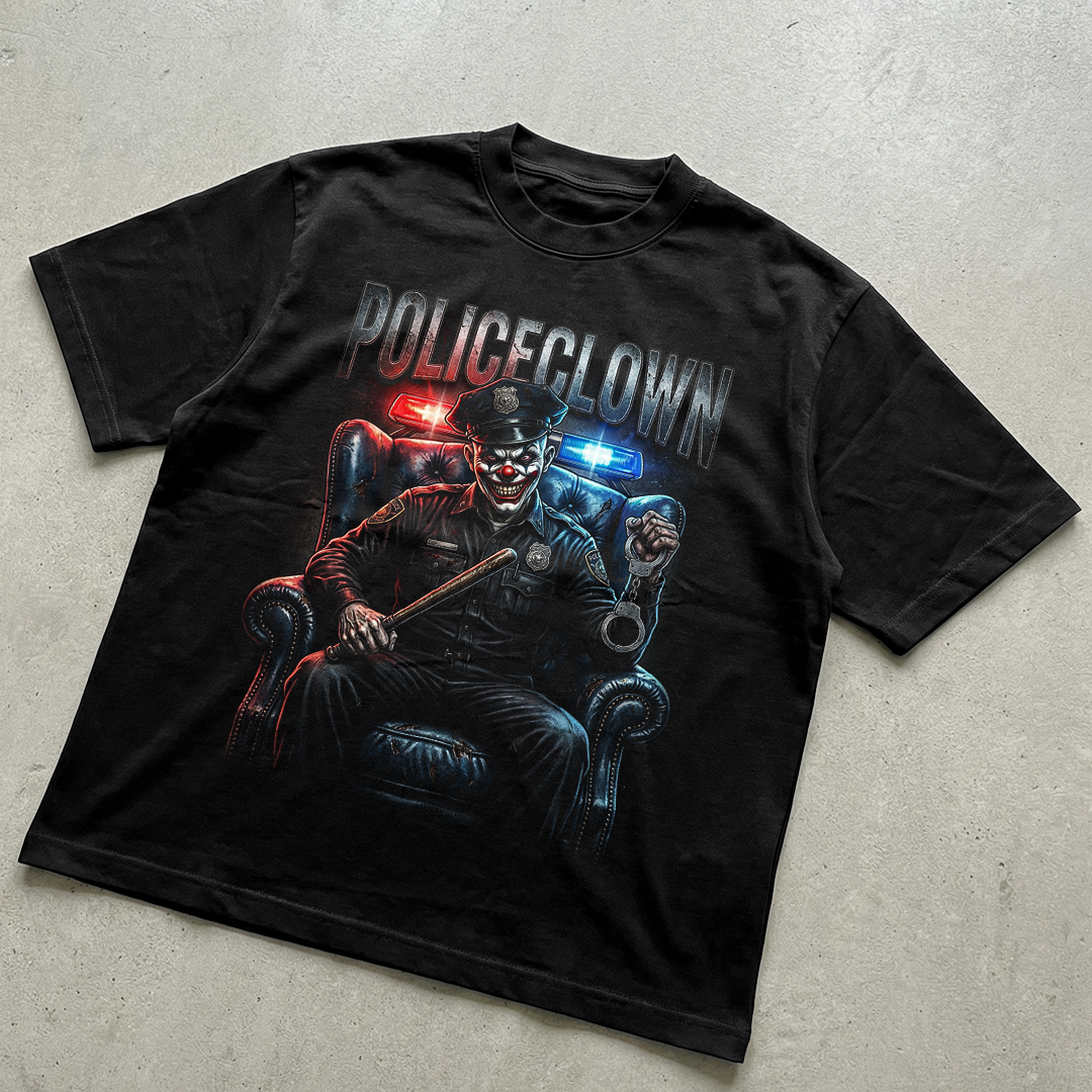 Policeclown t-shirt design