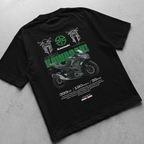 Motorcycle t-shirt design Kawasaki Ninja 400