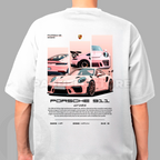 Porsche 911 Pink - t-shirt design png