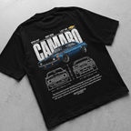 Car t-shirt design Chevrolet Camaro Dutchboys Hotrods