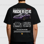 Digital File - 911 GT3 RS purple t-shirt design