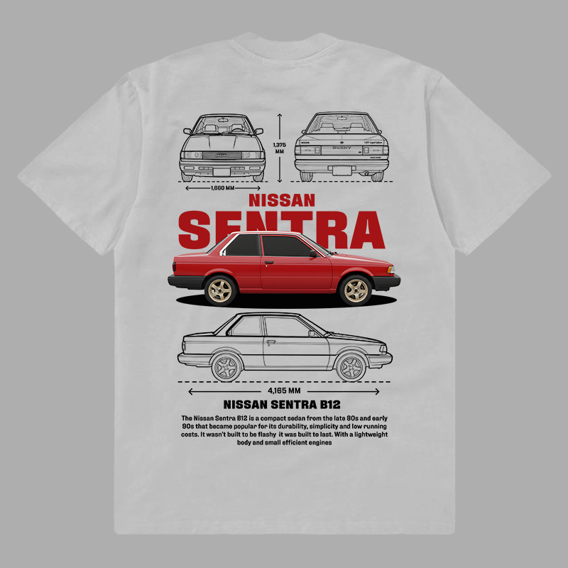 Template car Sentra B12 t-shirt design