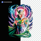 Loki Mxrvel - t-shirt design png