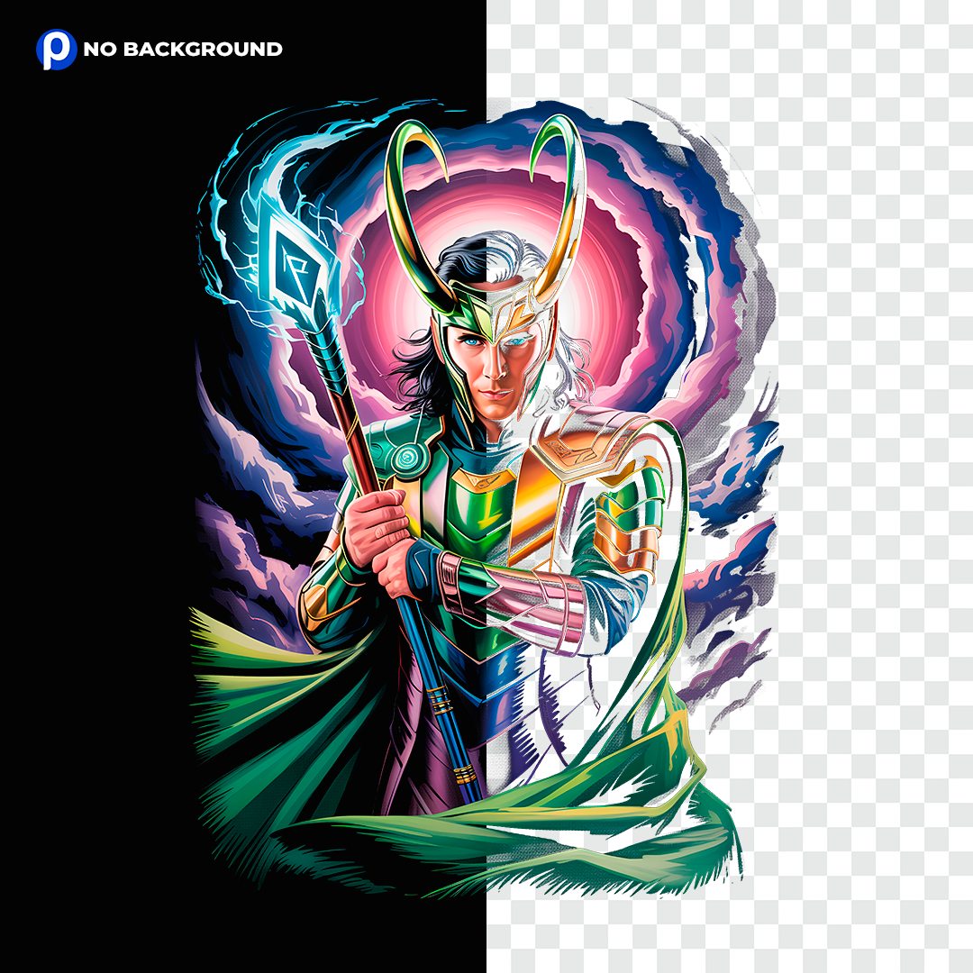 Loki Mxrvel - t-shirt design png