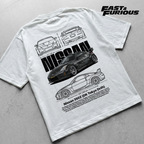 Car t-shirt design Nissan 350z drift king reto tokio