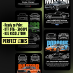 25 PREMIUM DESIGNS FOR PRINT READY TO PRINT IN DTF-DTG