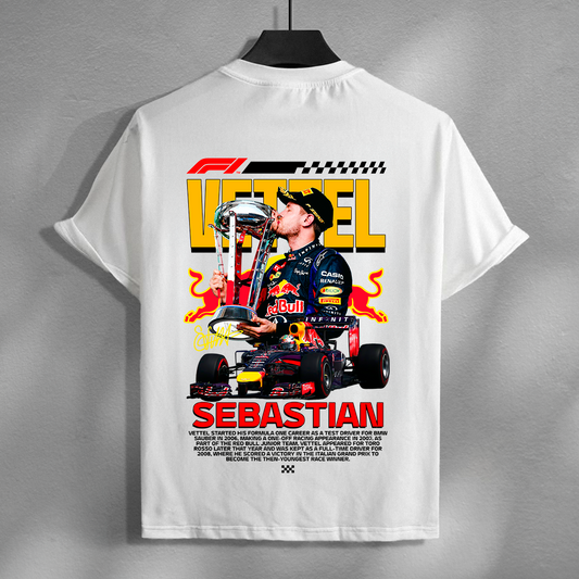 F1 car t-shirt design - VETTEL