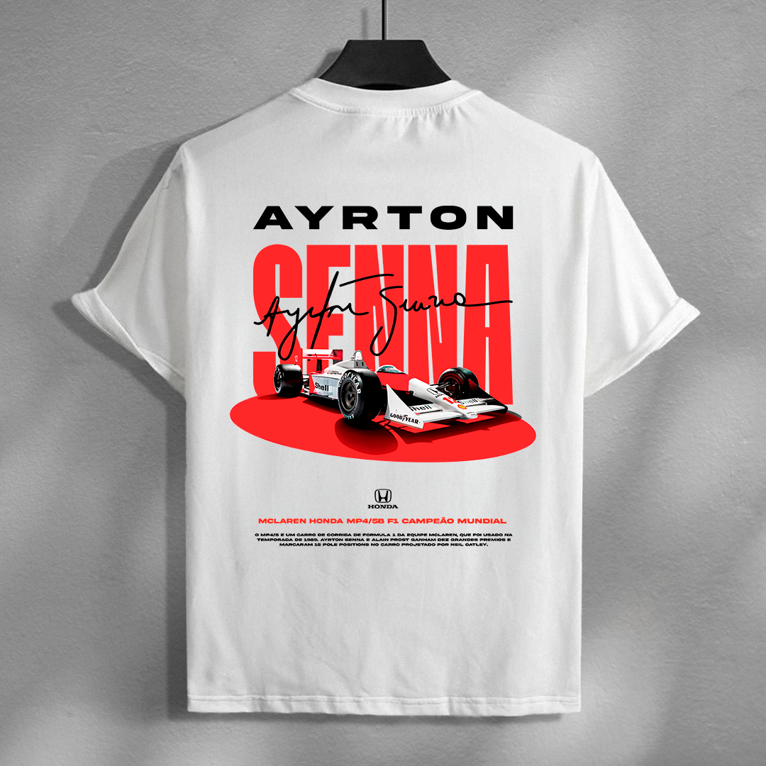 Graphic for print of Ayrton Senna #1 - t-shirt design