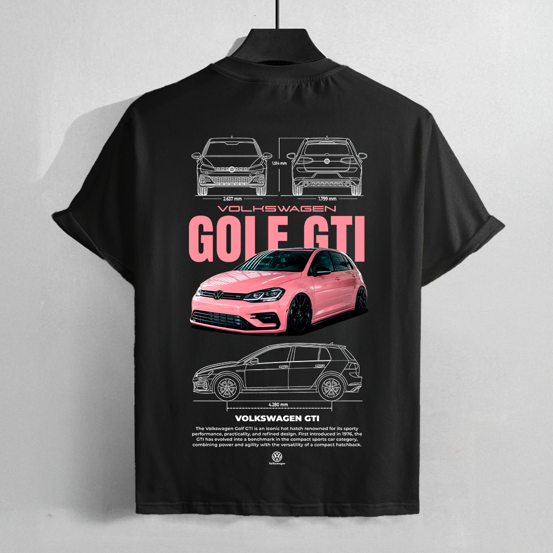 Car t-shirt design - VolkzW4g3n G0lf GTi