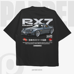 Template car Mazda Rx7 1978-2002 t-shirt design