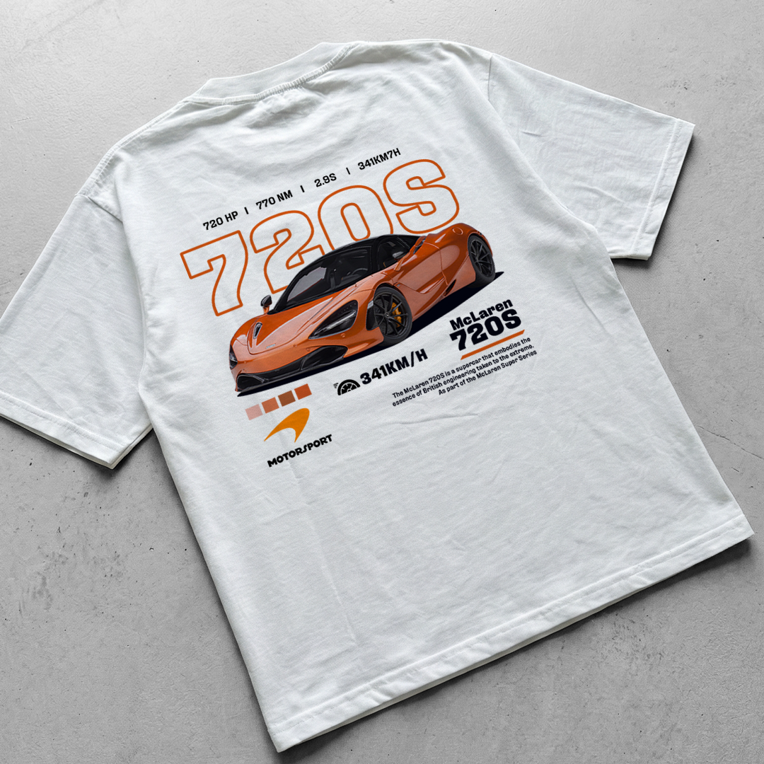 Digital file - Car t-shirt design McLaren 720s