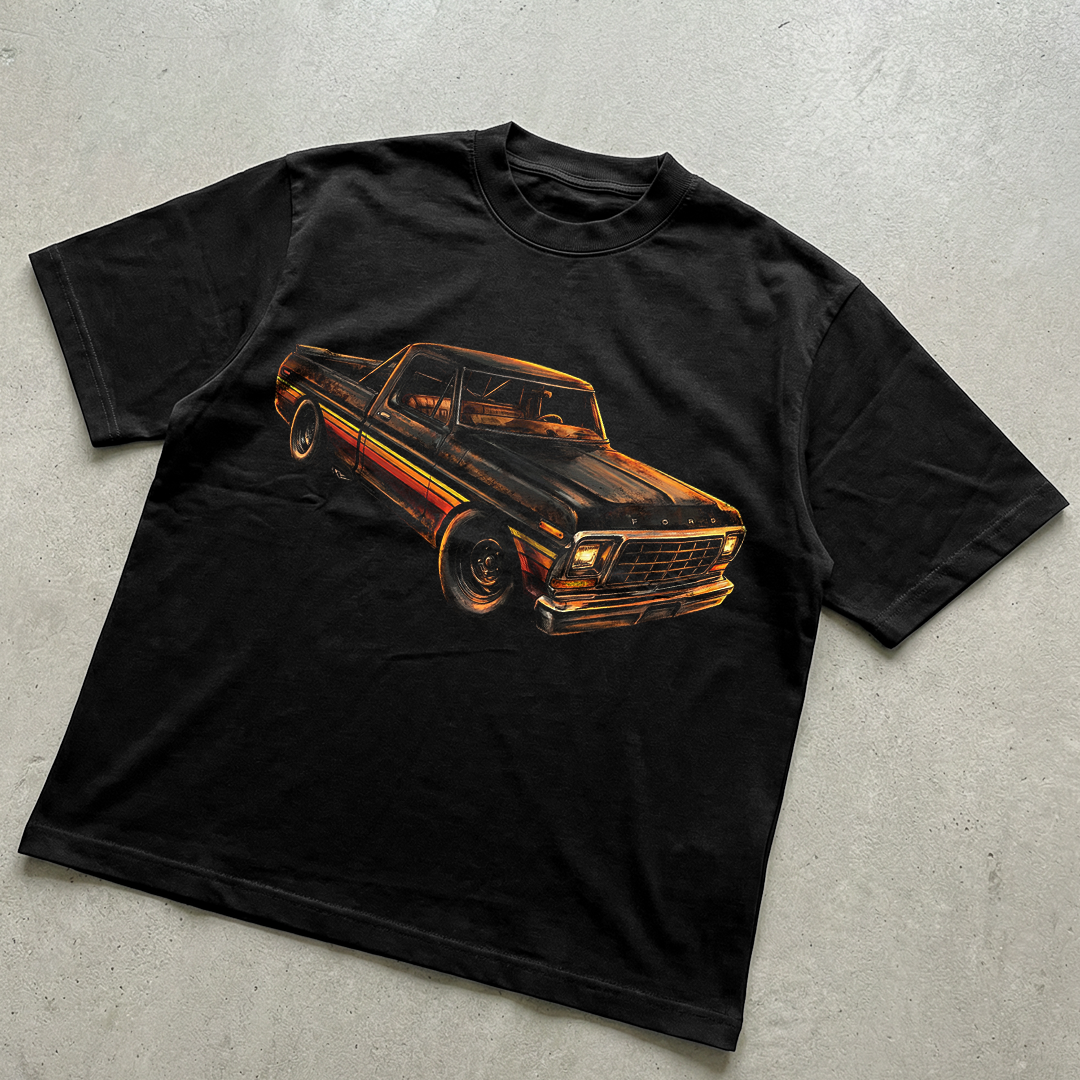 Classic F-series graphic t-shirt design