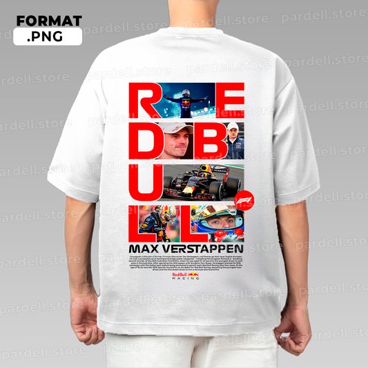 Red Bull Racing Max Verstappen - template design
