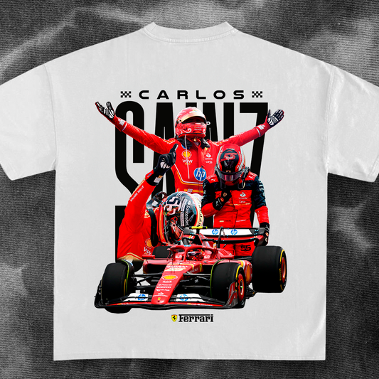 F1 car t-shirt design - SAINZ