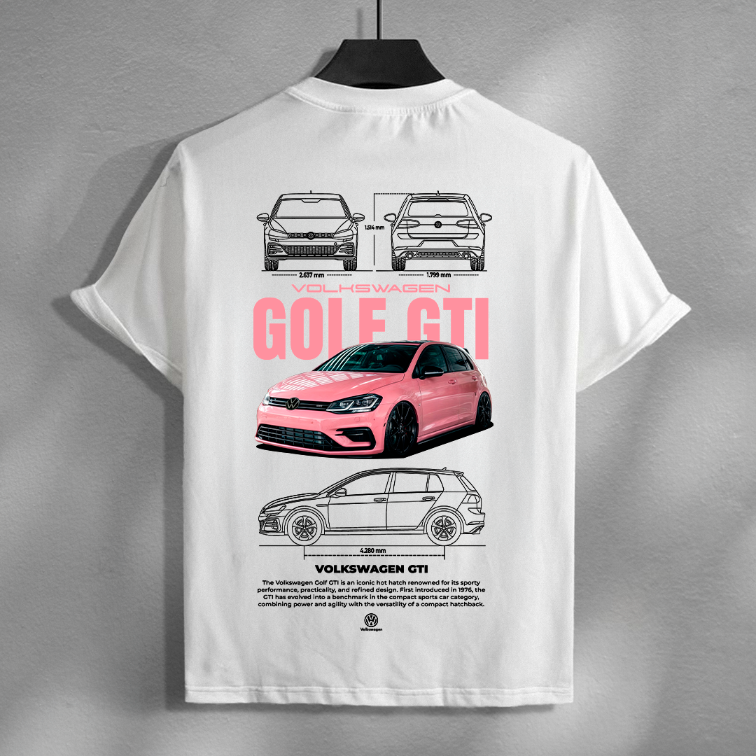 Car t-shirt design - VolkzW4g3n G0lf GTi