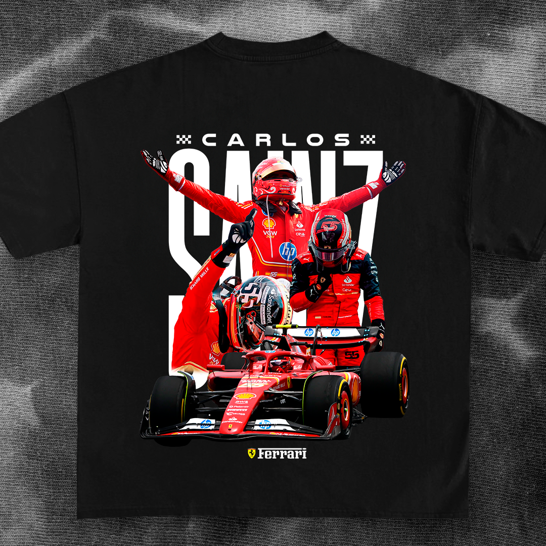 F1 car t-shirt design - SAINZ