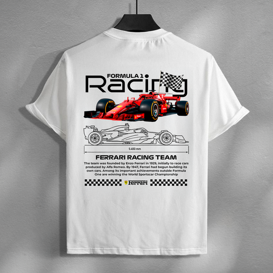 F1 design for printing on t-shirts