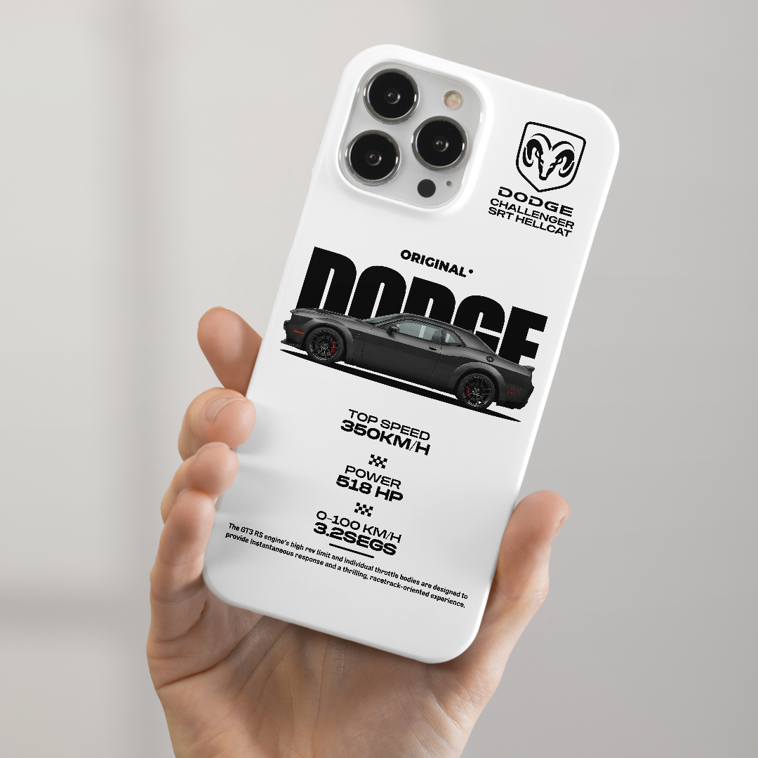 Phone case design Dodge Challenger