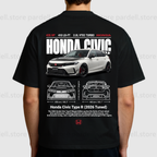 Digital file honda civic t-shirt design