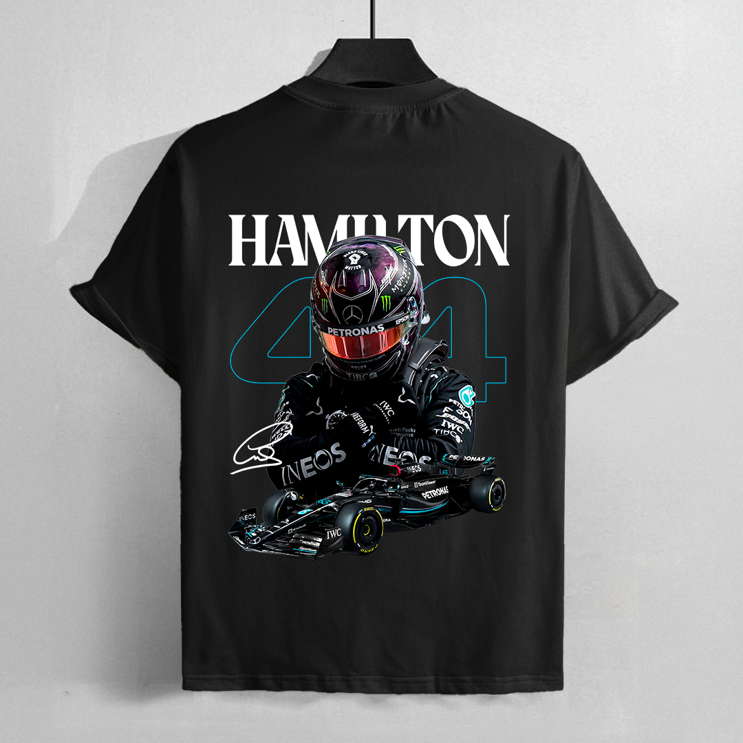 F1 design for printing on t-shirts - HAMILTON