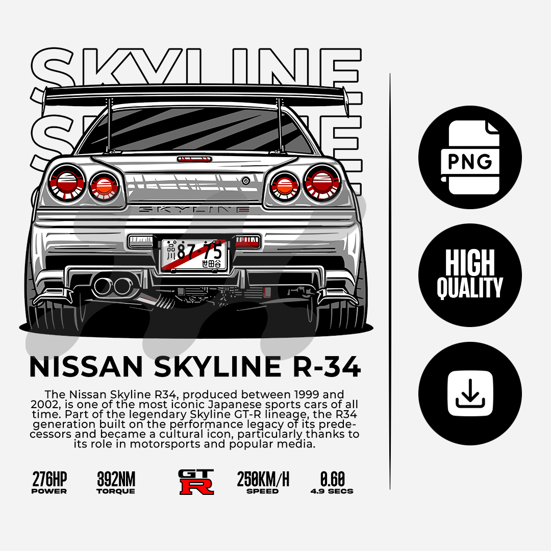 Street racing vibes T-shirt artwork – printable