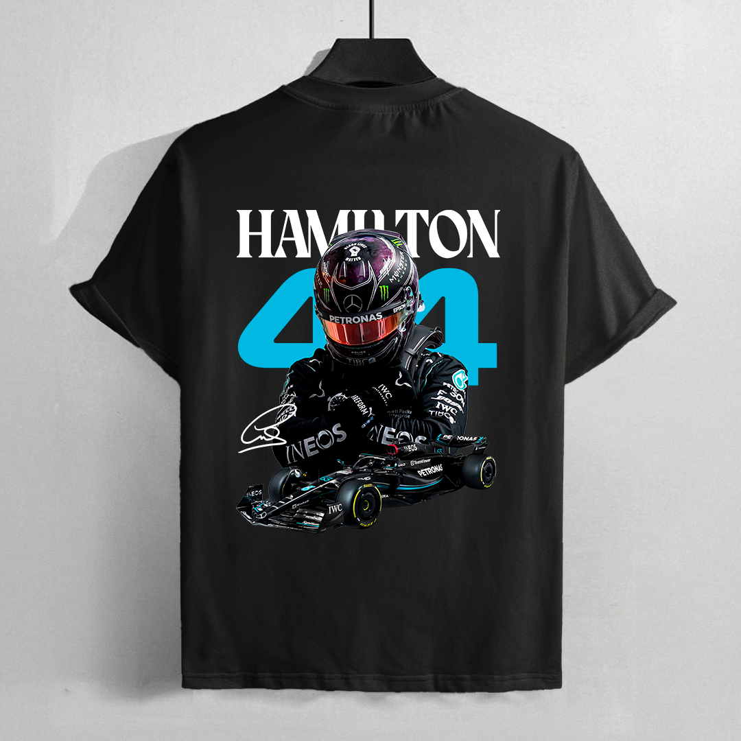 F1 design for printing on t-shirts - HAMILTON