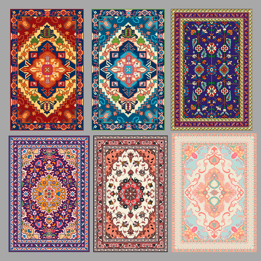 20 Tradicional Rugs geometric - designs