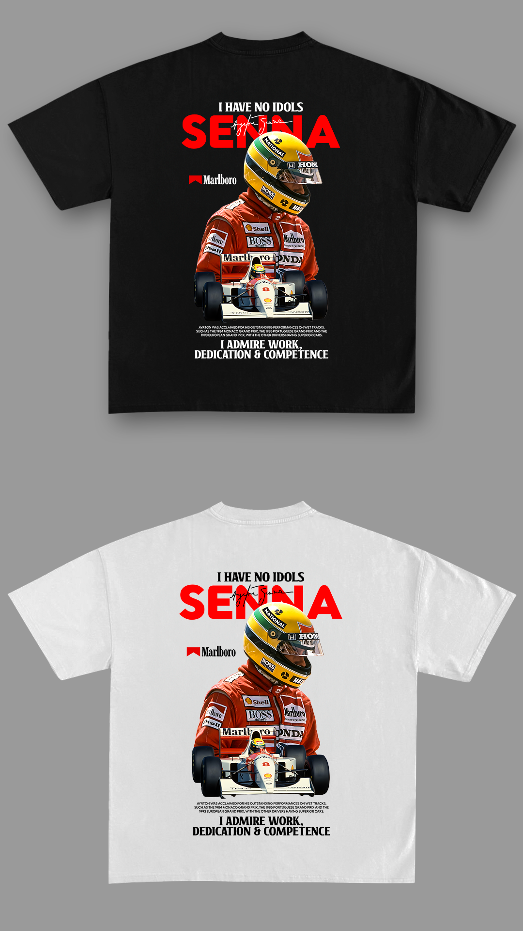Ayrton Senna MCL PNG design PARDELL