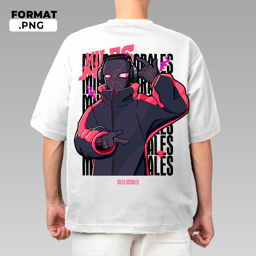 Spider-man Miles Morales - t-shirt design