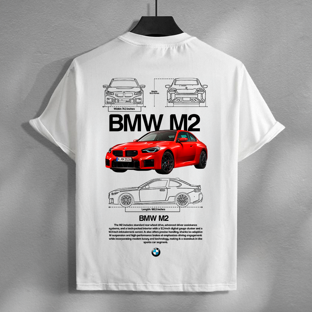 car t-shirt desing - bmw m2