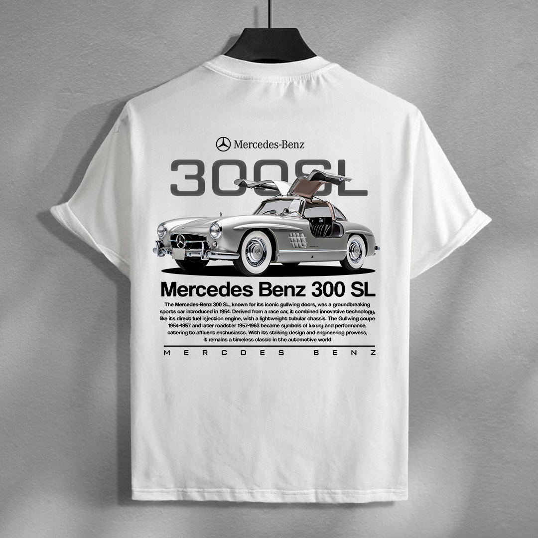 car t-shirt desing - Mercedes Benz 300 CSL