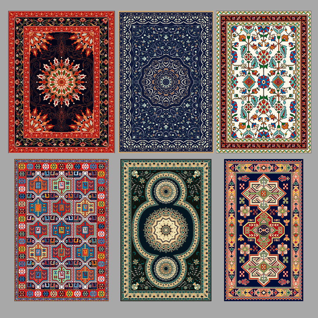 20 Tradicional Rugs geometric - designs