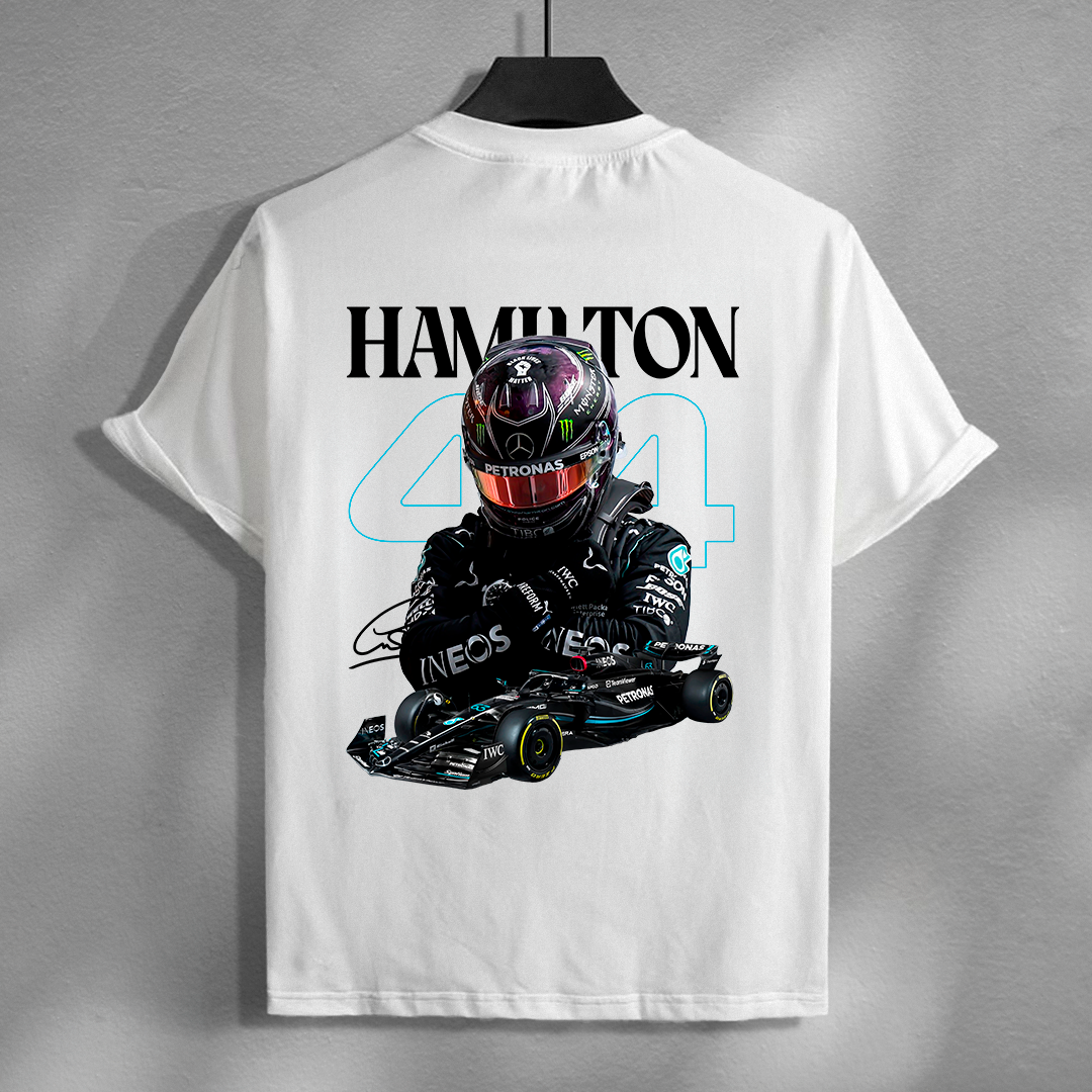 F1 design for printing on t-shirts - HAMILTON