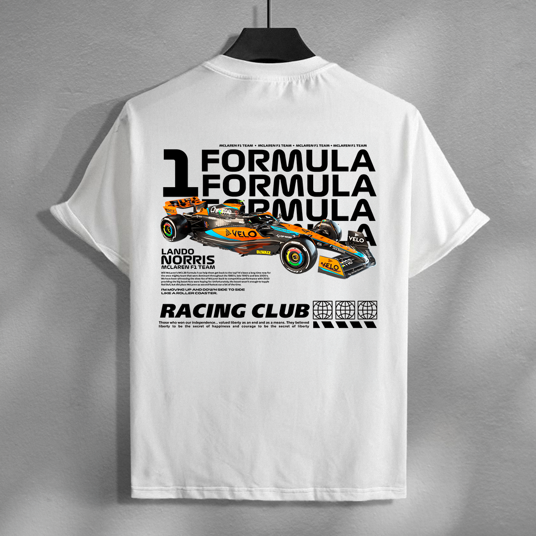 F1 design for printing on t-shirts