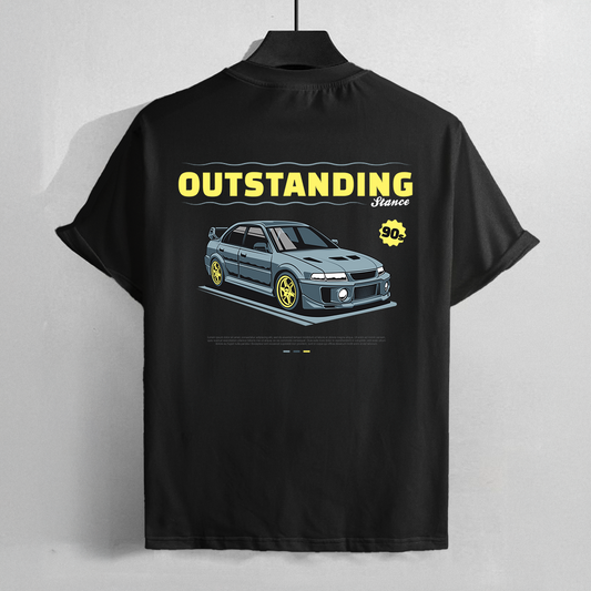 Outstanding - car t-shirt design FREE