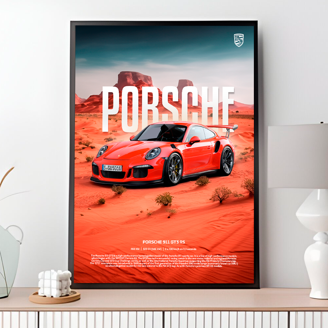 Porsche 911 GT3 / Poster Design