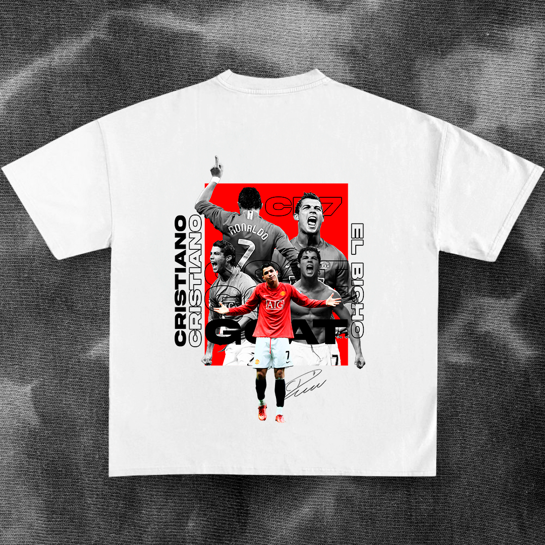 Cristiano Ronaldo Manchester United - t-shirt design