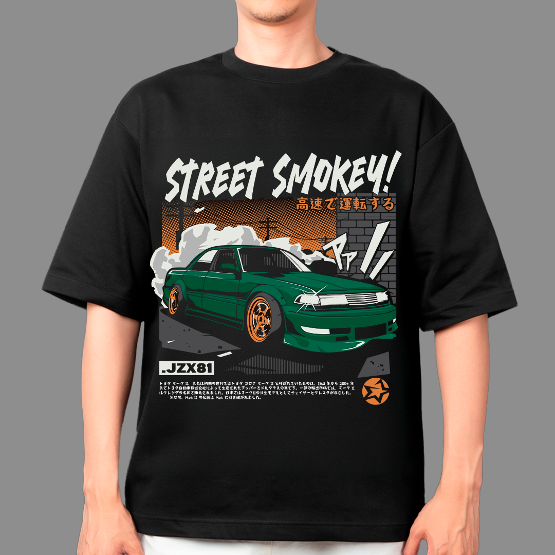 Street SMokey t-shirt design