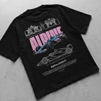 Car t-shirt design Alpine F1 2025