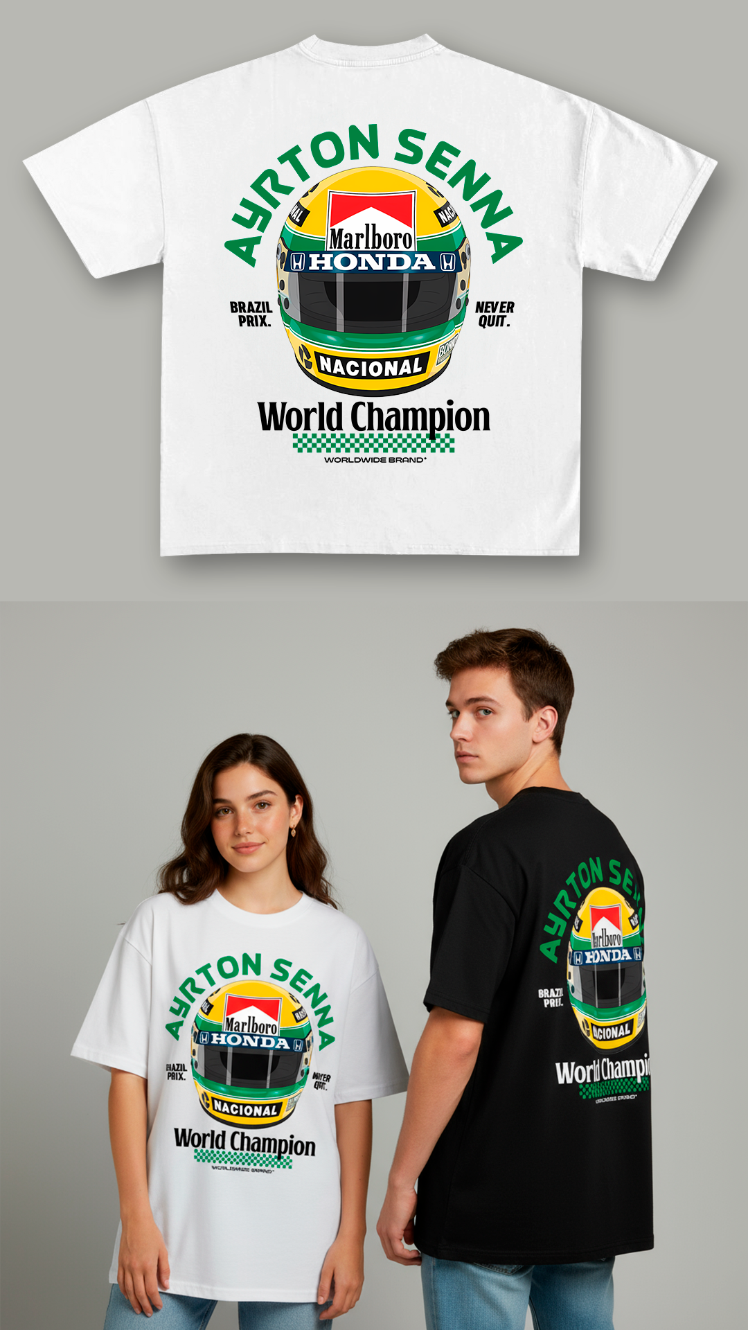 Driver brasileño tribute - t-shirt design png