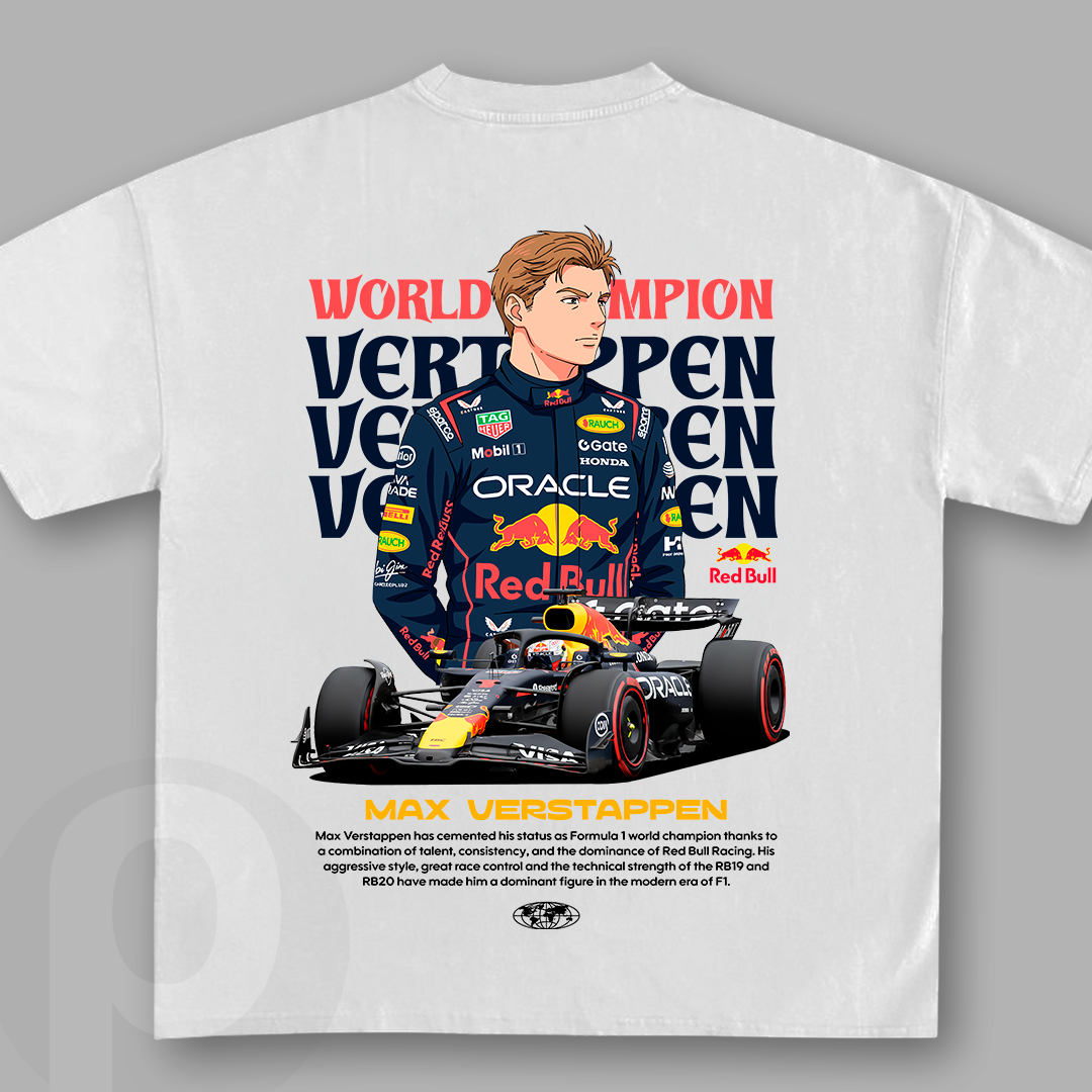 Max driver world champion - t-shirt design png