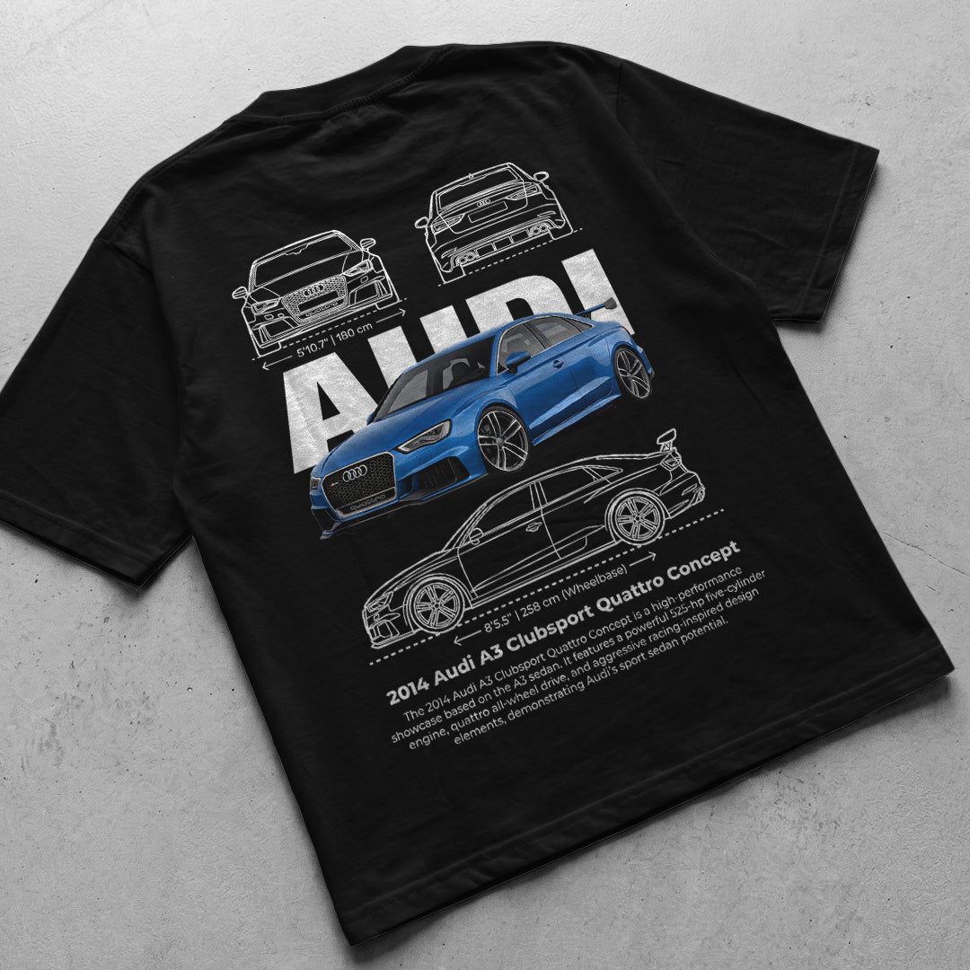 Car t-shirt design Audi A3