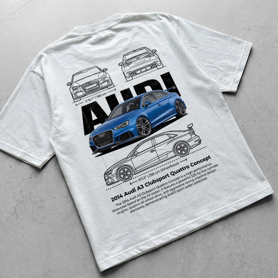 Car t-shirt design Audi A3