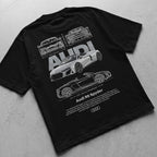 Car t-shirt design Audi R8 spyder